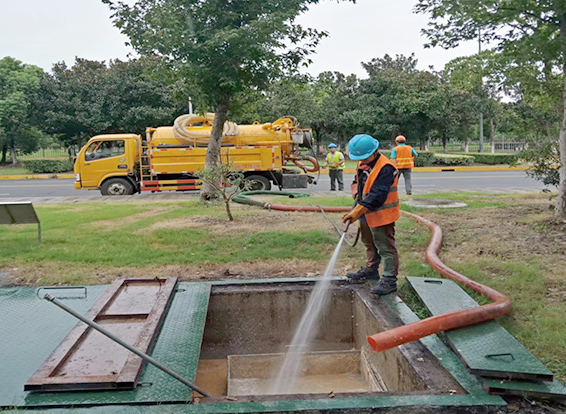 北川化油池清理